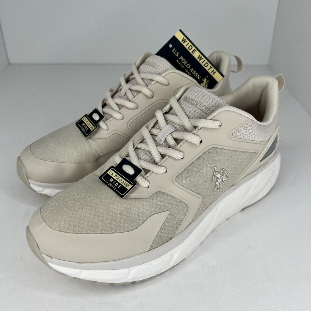 U.S. Polo Association Womens 11785 Rener-M White Sand Size 11 W Trainers Shoes